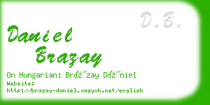 daniel brazay business card